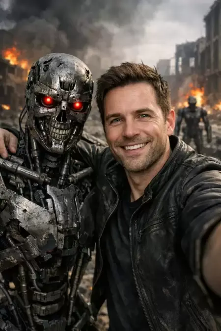 Wasteland Allies Selfie in the Ruin