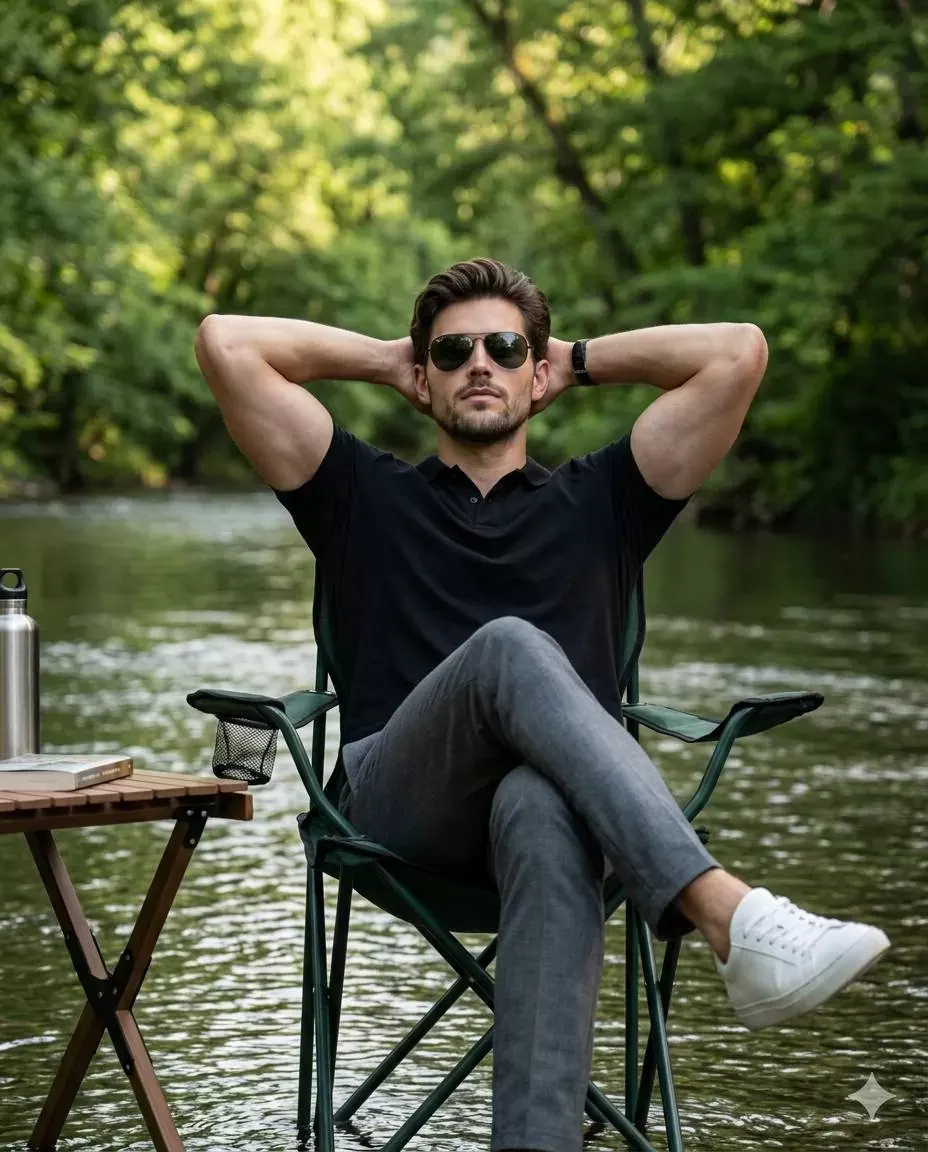 Riverside Relaxed Portrait