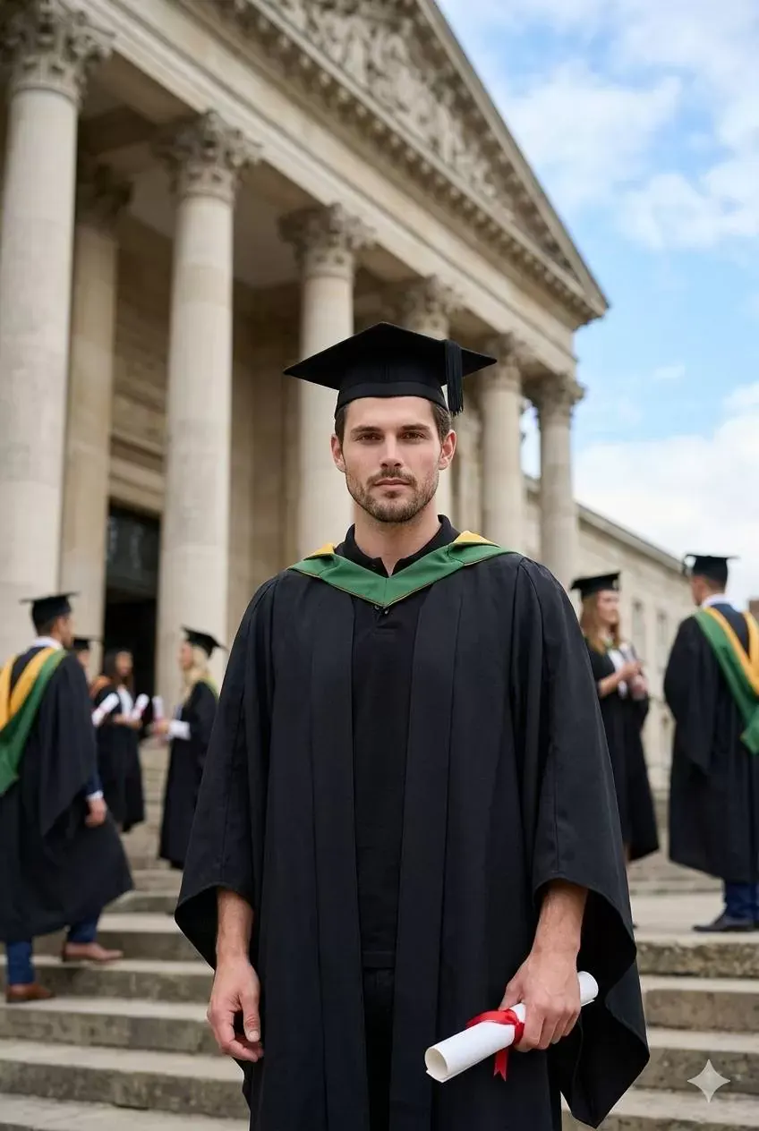 University Graduation Portrait