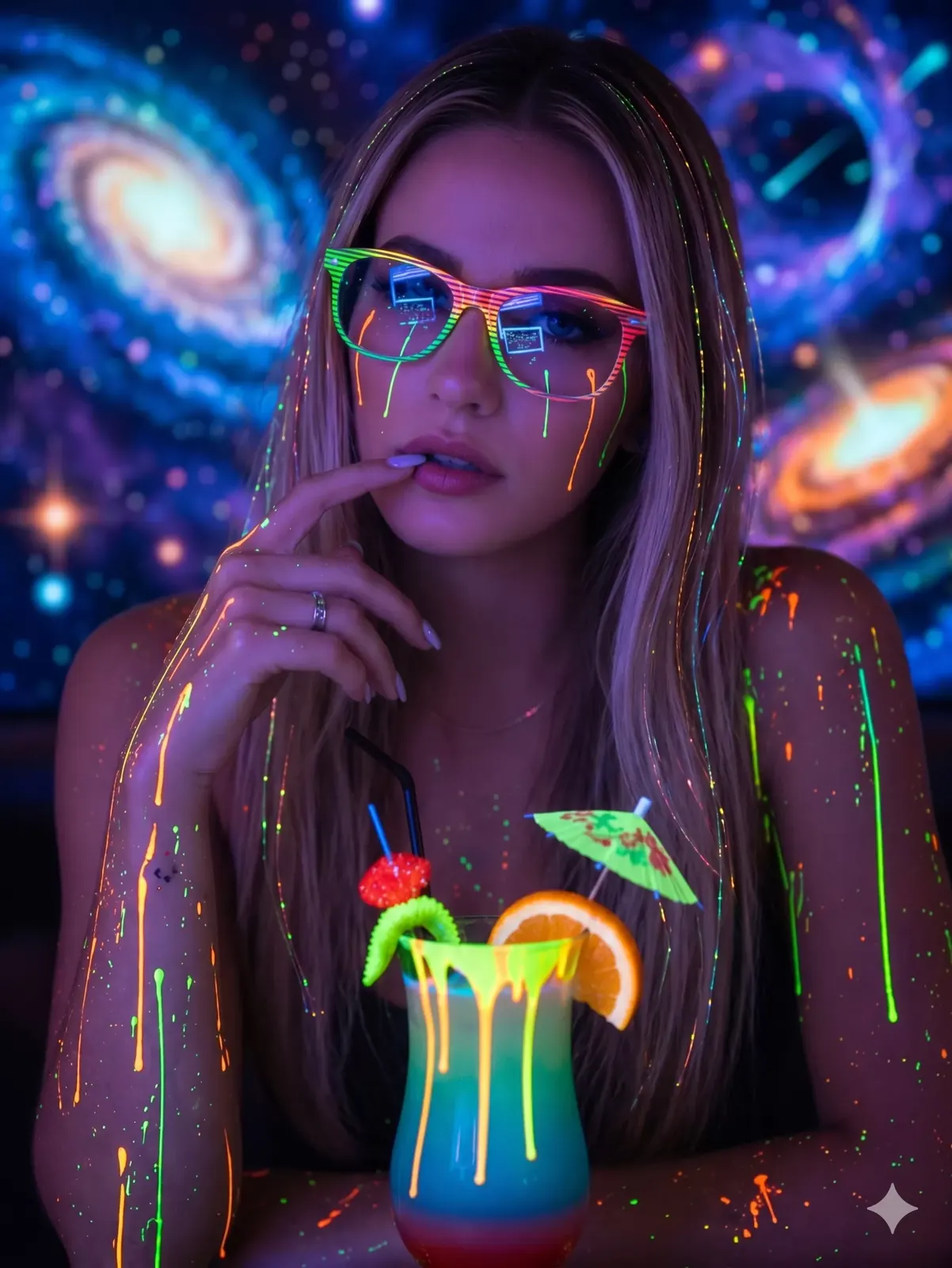 Neon UV Cosmic Dream