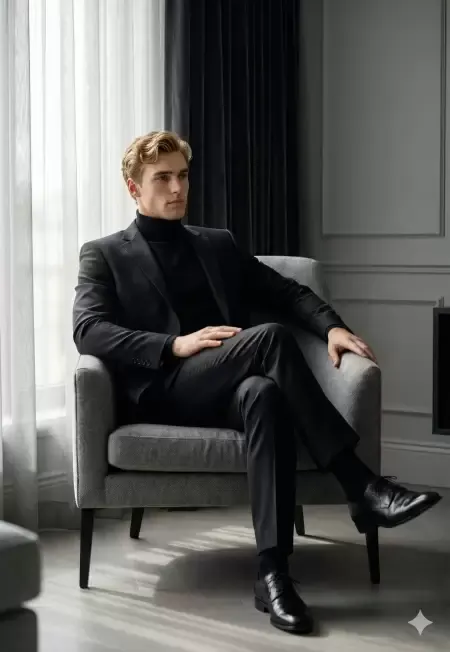Turtleneck Takım Elbise