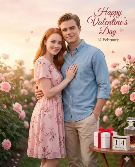 Valentine’s Garden Embrace