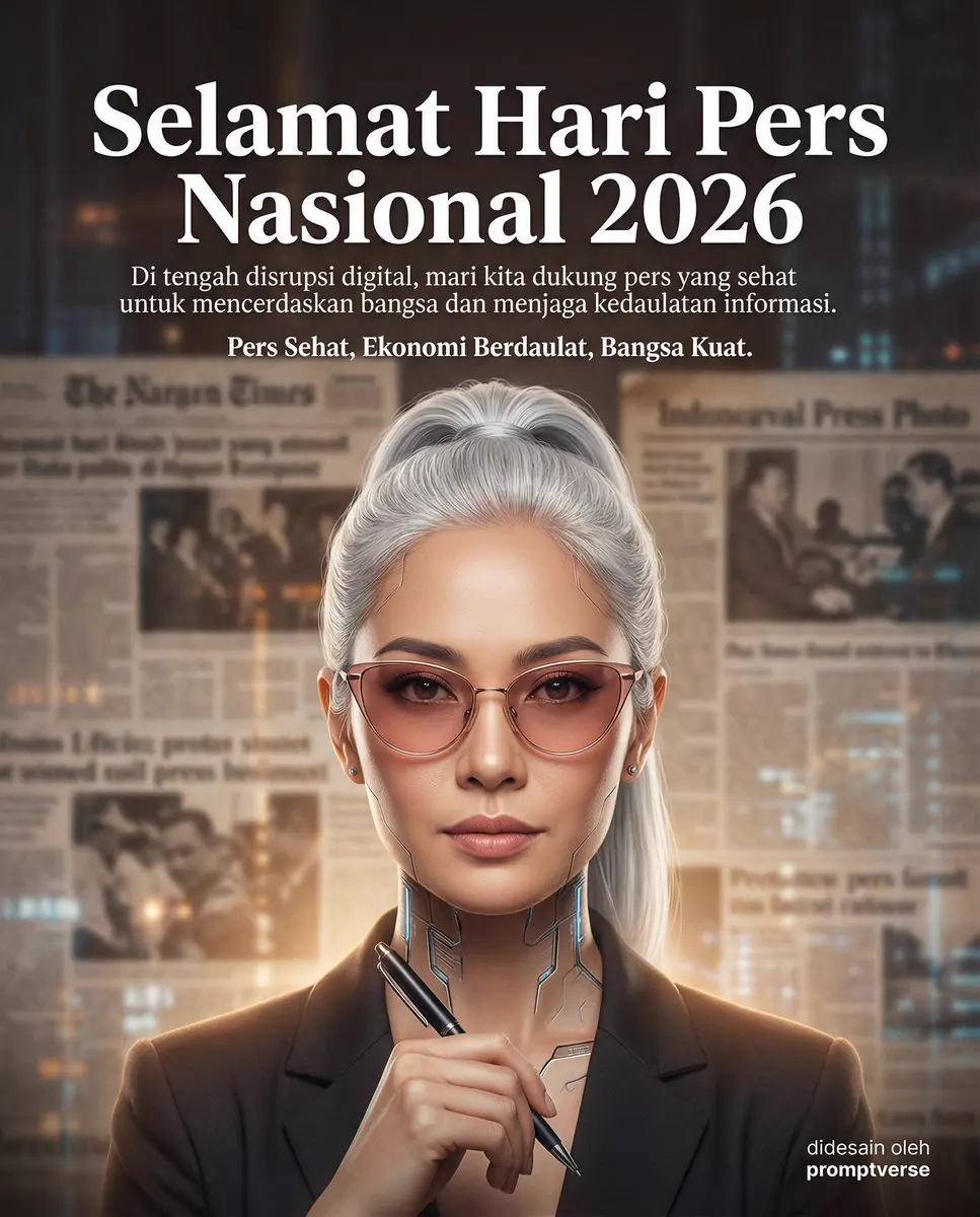 Hari Pers Nasional 2026 Resmi Afişi
