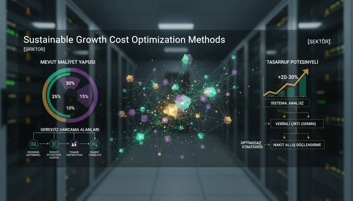 Sürdürülebilir Büyüme Maliyet Optimizasyonu Yöntemleri